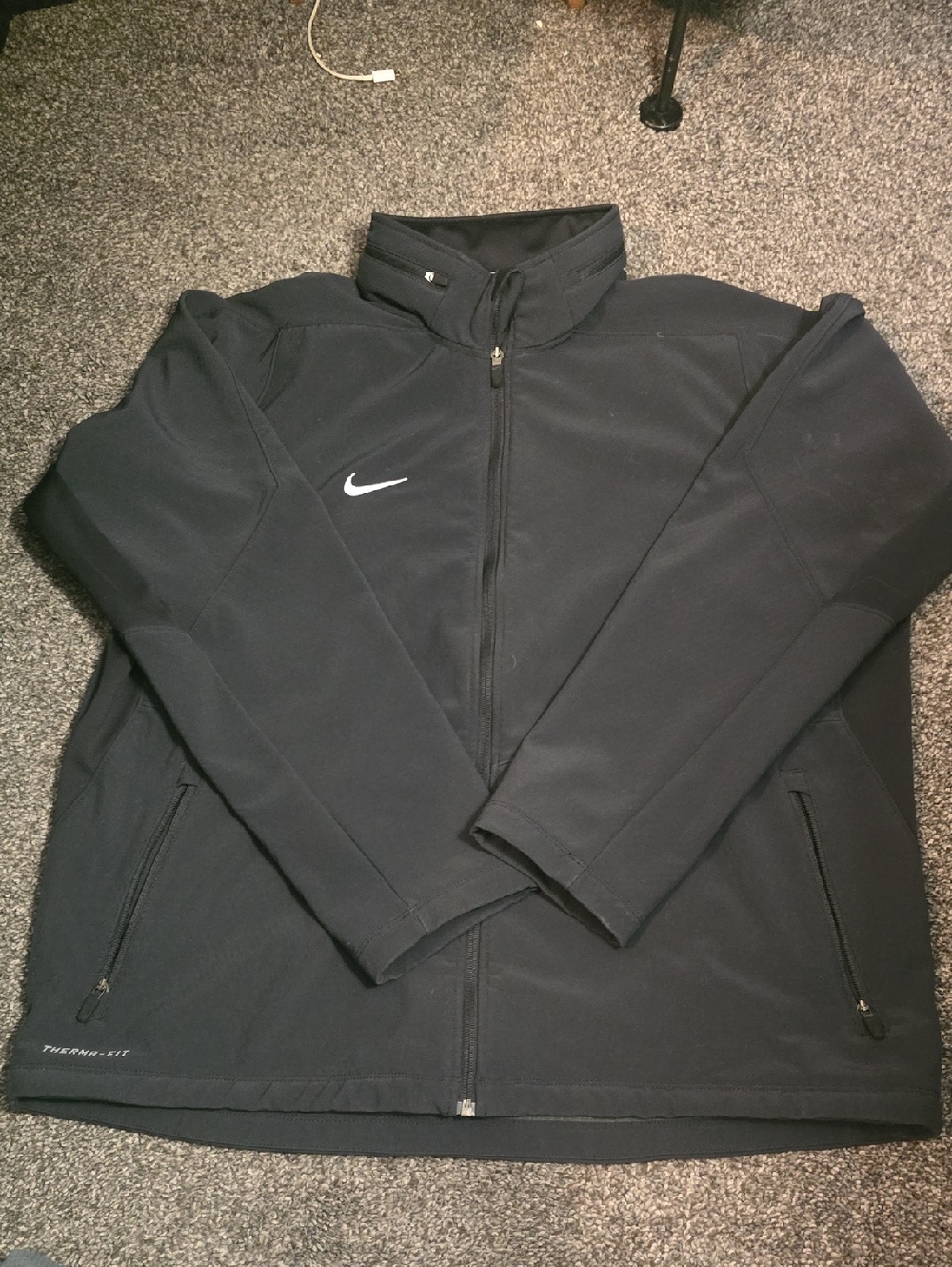 Nike Therma-fit Black Lightweight Full-Zip Training Jacket